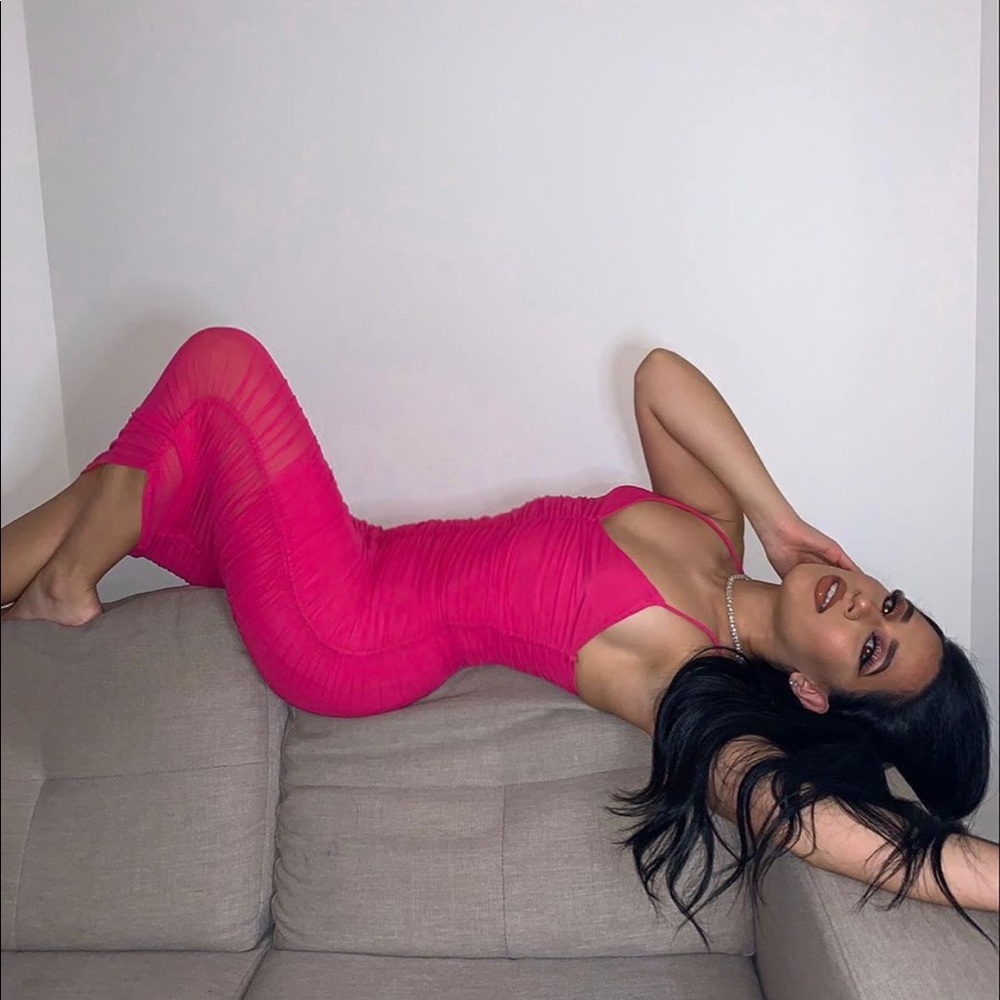 Pink dress